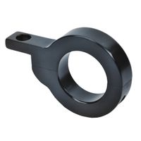 UTV Buggy Sand Rail Billet Whip Flag Antenna Mount Clamp On 1.5" Tube - Black