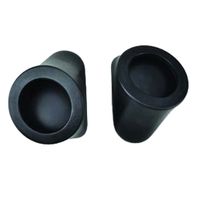 Yamaha Rhino 6.5" Round Front Speaker Mounts Mounting Pods Enclosures Pair Black