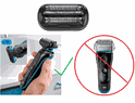 Braun S5 and S6 Easyclean Shaver Replacement Foil and Blade for all Braun S5 Easyclean Shavers Braun Part 53b