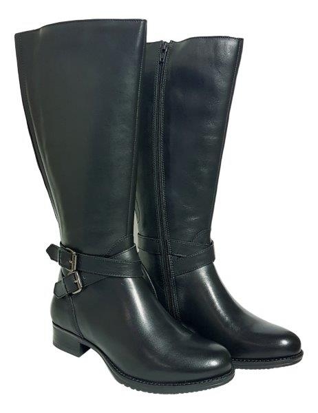 Round Toe Extra Wide Calf Western Boots Cowgirl Boots 22 In Wide