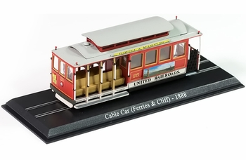 Cable Car Model, Ferries & Cliff, San Francisco - Atlas 4648105 - click to enlarge