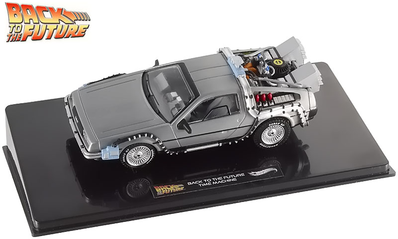 Back to the Future DeLorean - Hot Wheels Elite 1:43 Diecast Model