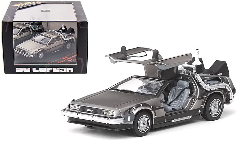 Back to the Future II DeLorean 1:43 Diecast Model - Vitesse
