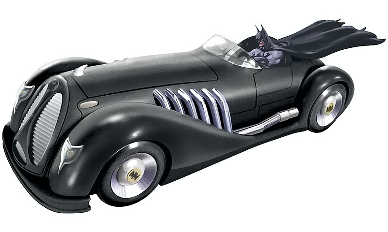 Batman Batmobile Roadster, 1940s DC Comics - Corgi 1:18 US77608