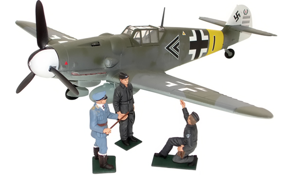 Bf 109 Model, Luftwaffe, JG 11, Anton Hackl - Corgi US34907