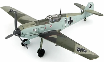 Bf 109E-3 Model, Luftwaffe JG 2, Otto Bertram - Hobby Master HA8705 - click to enlarge