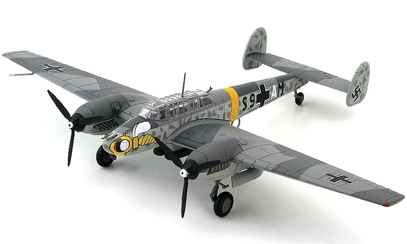 Bf 110E Model, Luftwaffe, ZG 1, Winter 1941/42 - Hobby Master HA1811