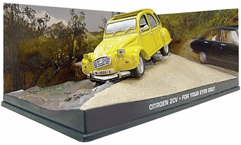 Citroen 2CV Model, James Bond: For Your Eyes Only - Eaglemoss - click to enlarge