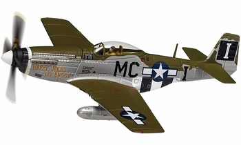 P-51D Mustang Model, USAAF, Jack Ilfrey - Corgi AA27706 - click to enlarge