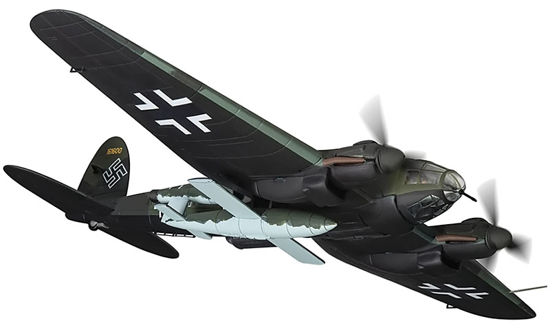 He 111 H Model w/ V-1 Flying Bomb, KG 53 - Corgi AA33716
