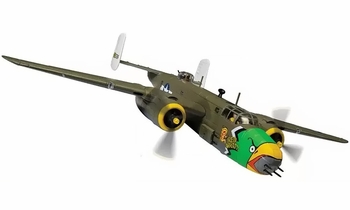 B-25D Mitchell Model, USAAF, 'Red Wrath� - Corgi AA35315 - click to enlarge