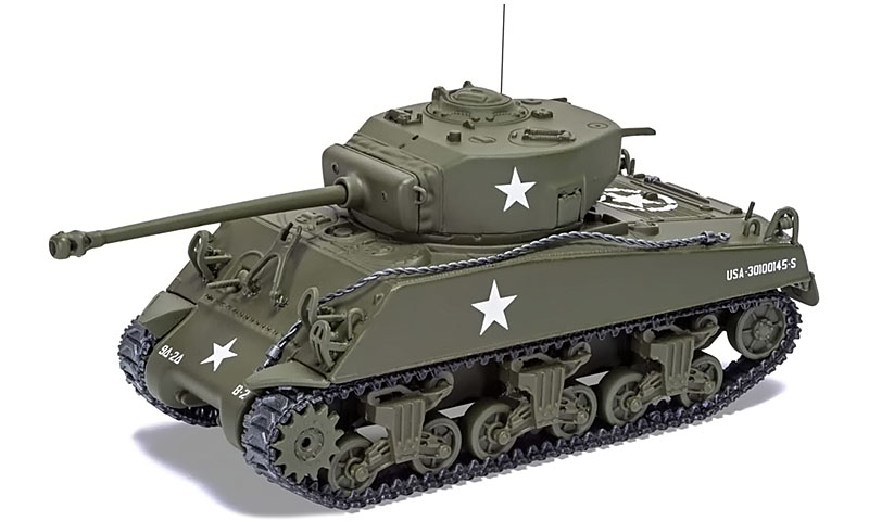 M4 A3 Sherman Tank Model, U.S Army, WWII - Corgi CC51031