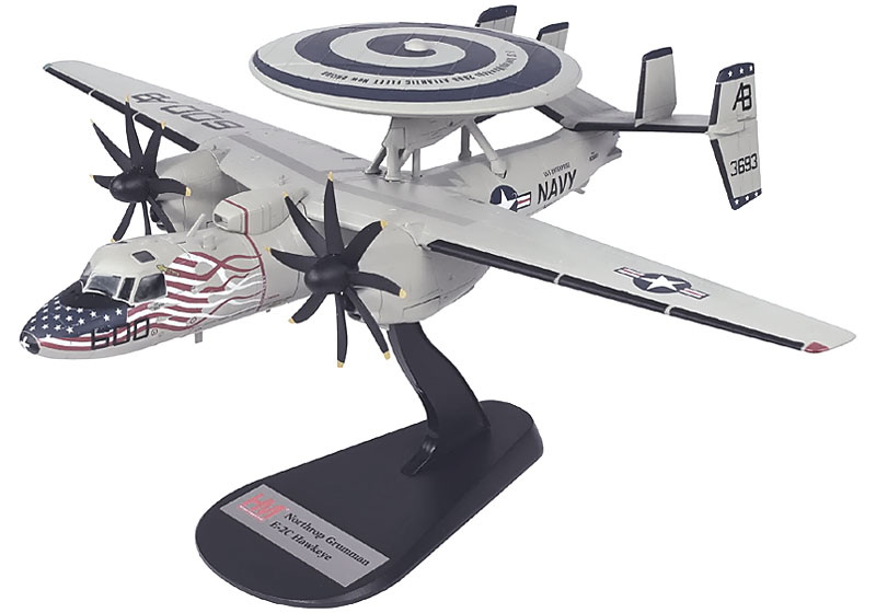 E-2C Hawkeye Model, U.S. Navy, VAW-123 - Hobby Master HA4801