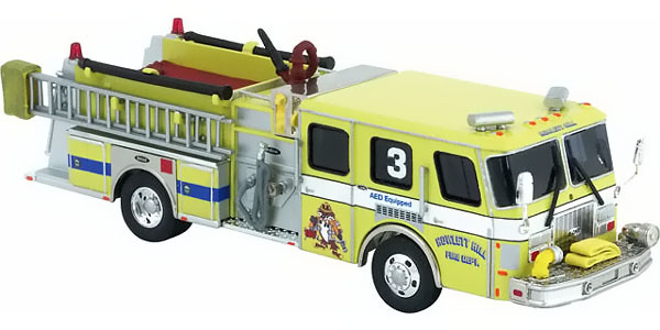 E-One Side Mount Pumper, Howlett Hill Fire Dept. - Corgi US52210