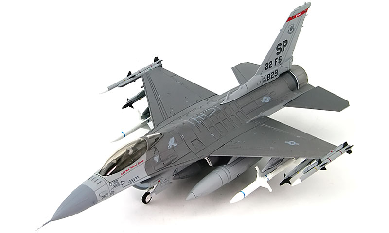 ホビーマスター 1/72 HA3897 F-16CM アメリカ空軍 F-16CJ Fighting Falcon Model, USAF, 22nd FS - Hobby Master HA3829