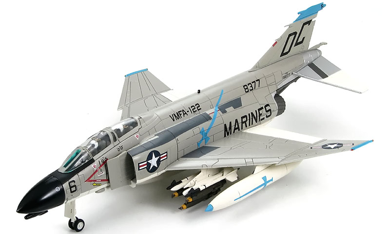 HOBBY MASTER 1/72 F-4B PhantomⅡ アメリカ海兵隊 F-4B Phantom II Model, USMC, VMFA-122 - Hobby Master HA1967