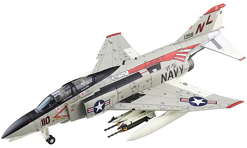 F-4B Phantom II Model, USN, VF-51 - Hobby Master HA19043