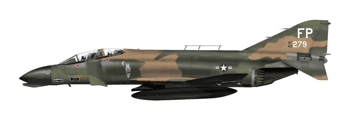 F-4D Phantom II Model, USAF, 497th TFS - Hobby Master HA1929
