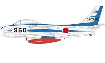 F-86F Sabre Model, JASDF, Blue Impulse - Hobby Master HA4318 - click to enlarge