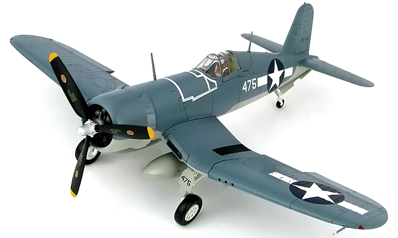 F4U Corsair Model, USMC, VMF-214, John Bolt - Hobby Master HA8216