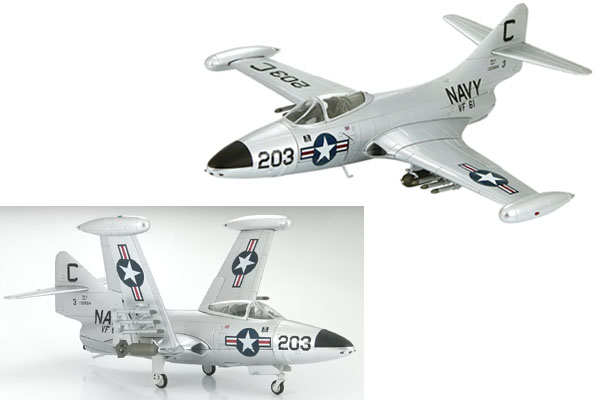F9F-2 Panther Model, US Navy, VF-61, 1951 - Hobby Master HA7205