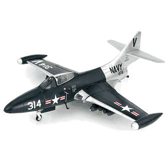 F9F-5 Panther Model, U.S. Navy, VF-111 - Hobby Master HA7209