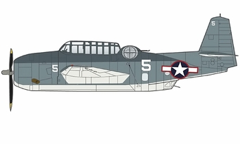 TBF-1 Avenger Model, US Navy, 1943 - Hobby Master HA1225 - click to enlarge