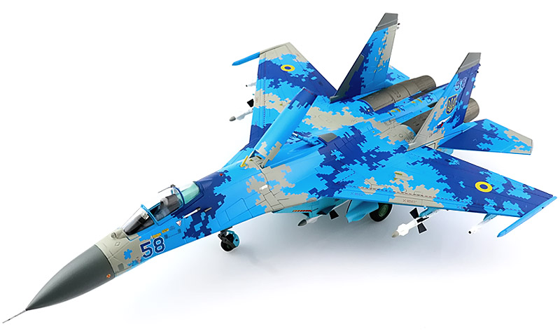 その他 Hobby Master 1/72 Su-27 Ukrainian HA6015 Su-27 Flanker-B 1:72 Diecast Model - Hobby Master HM-HA6015