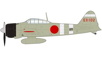 A6M2 Zero Model, Testsuzo Iwamoto - Hobby Master HA8810 - click to enlarge