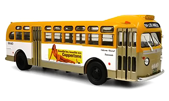 GM TDH-3610 Bus Model, Los Angeles - Iconic Replicas 43-0352