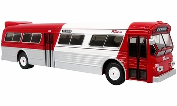 Flxible 53102 Bus Model, Pittsburgh - Iconic Replicas 87-0601 - click to enlarge