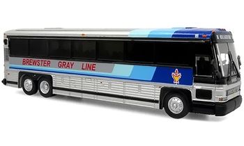 MCI D4000 Coach Model, Brewster Gray Line - Iconic Replicas 87-0622 - click to enlarge