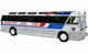 MCI MC-5A Coach Model, Gray Line - Iconic Replicas 87-0628