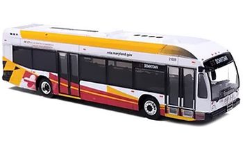 Nova Bus LFSH Model, MTA Maryland - Iconic Replicas 87-0634 - click to enlarge