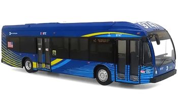 Nova Bus LFSH Model, New York City - Iconic Replicas 87-0635 - click to enlarge