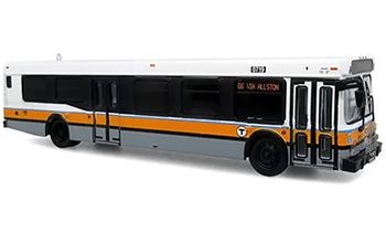 New Flyer D40LF Bus Model, Boston - Iconic Replicas 87-0643 - click to enlarge