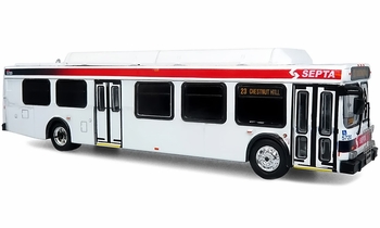 New Flyer D40LF Bus, Philadelphia - Iconic Replicas 87-0644 - click to enlarge
