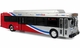 New Flyer C40LF Bus Model, Washington, DC - Iconic Replicas 87-0647