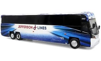 MCI D4520 Coach Model, Jefferson Lines - Iconic Replicas 87-0651 - click to enlarge