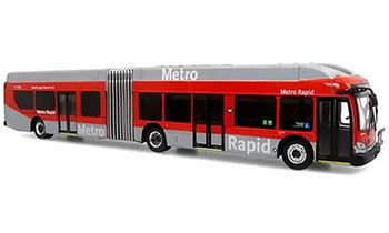 New Flyer Xcelsior XN60 Bus, Los Angeles - Iconic Replicas 87-0655 - click to enlarge