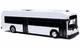 Gillig BEB Bus Model, Blank White - Iconic Replicas 87-0675