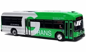 Gillig BEB Bus Model, City of Gardena - Iconic Replicas 87-0684 - click to enlarge