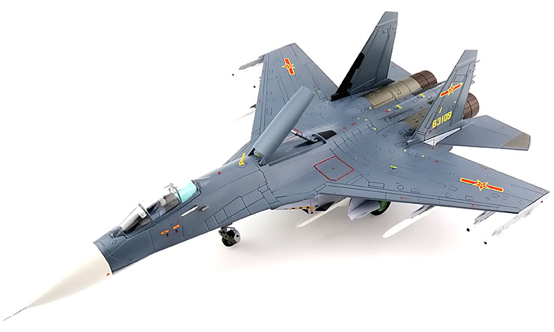 【未使用品】HOBBYMASTER J-11BG (SU-27) HA6016 J-11BG Flanker-L 1:72 Diecast Model - Hobby Master HM-HA6016