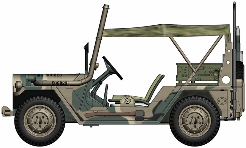 フォードM151 M151 MUTT Model, U.S. Marine Corps, Japan - Hobby Master HG1903