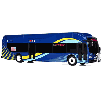 Iconic Replicas New Flyer Xcelsior Bus Model, New York City