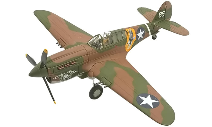 P-40E Warhawk Model, USAAF, 9th FS 49 FG - Corgi AA35203