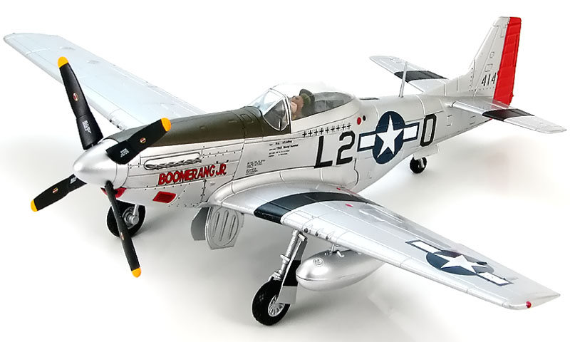 P-51D Mustang Model, “Boomerang Jr” (Signed) - Hobby Master HA7723A