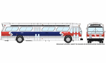 thumbnail image 2 of Rapido 1:87 HO Scale GM Fish Bowl Bus - Pre-built, Multiple Livery Choices 2 of 3