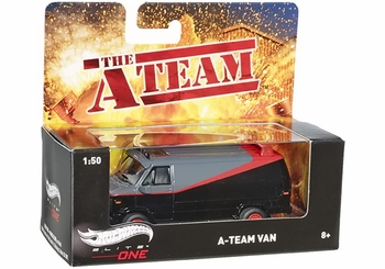 The A-Team 1983 GMC Van 1:50 Model - Hot Wheels Elite One - click to enlarge