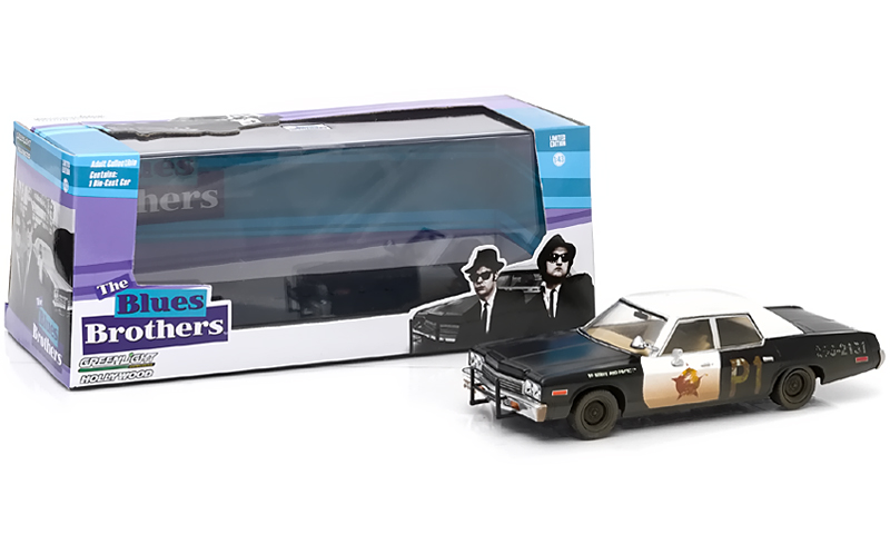 The Blues Brothers Bluesmobile 1:43 Diecast Model - GreenLight